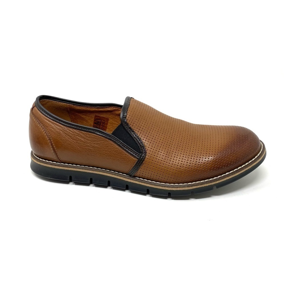 V Italia 1241S brown leather loafer